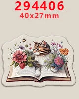 10pcs Clear Acrylic Planar Resin Back To School Themed DIY Bows Keychain Craft Supplies Handmade A294953