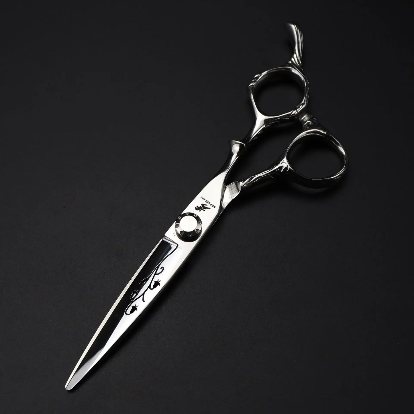 Professional JP 440c Steel 6 '' Hollow Shears Dragon Hair Cutting Scissors Haircut Thinning Barber Tools Hairdresser Scissors