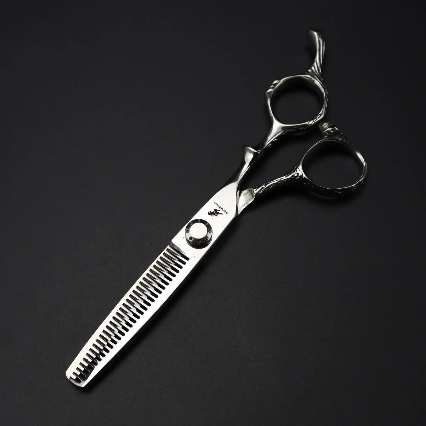 Professional JP 440c Steel 6 '' Hollow Shears Dragon Hair Cutting Scissors Haircut Thinning Barber Tools Hairdresser Scissors