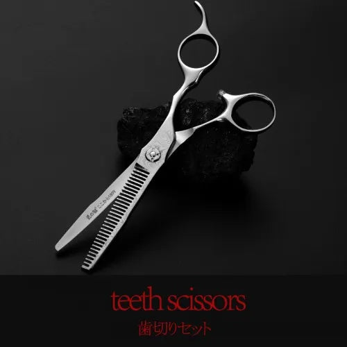 Fenice 6'' Japanese VG10 Cobalt Alloy Scissors for Cutting Hair Damascus Professional Hairdressing  Barber Shop Supplies