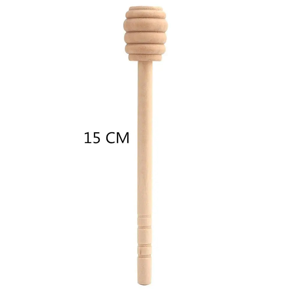 50Pcs Wooden Spoon Set Honey Spoon Mixing Dispenser Stirring Stick Candy Bar Dipper Coffee Milk Tea Jam Rod HoneyKitchen Gadgets
