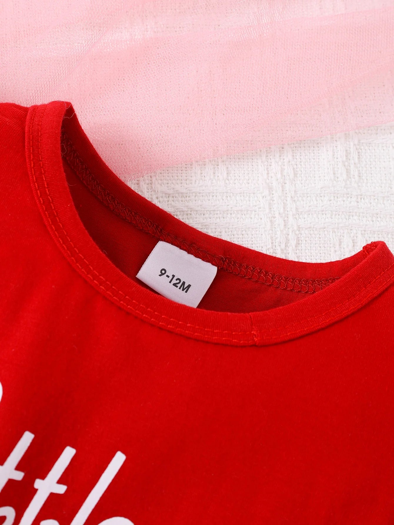 0-24M Infant Baby Girl Little Lady Ladybug Print Ruffle Short Sleeve Tee & Bowknot Shorts Outfit Set