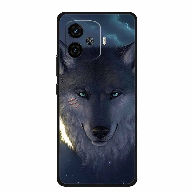 For Vivo iQOO Z9 Turbo Back Cover Case Z9Turbo Phone Cover Black Silicone Soft Coque For Vivo iQOO Z9 Turbo Phone Case 6.78" Bag