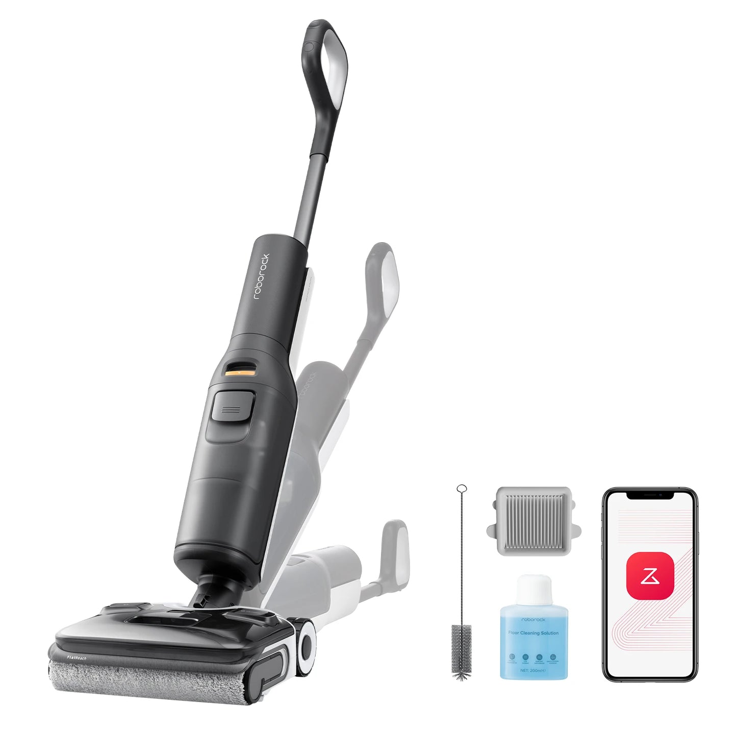 Roborock F25 XT Wet Dry vacuum cleaner 20,000 Pa Zero Tangle 90 °C Hot Air Quick Dry Electric Mop 180 ° Lie Flat