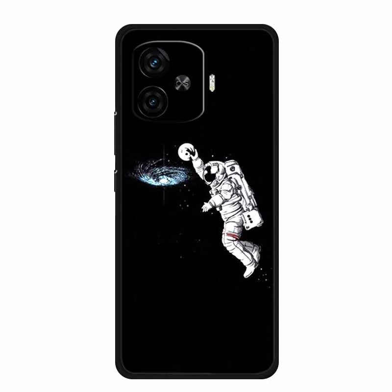 For Vivo iQOO Z9 Turbo Back Cover Case Z9Turbo Phone Cover Black Silicone Soft Coque For Vivo iQOO Z9 Turbo Phone Case 6.78" Bag