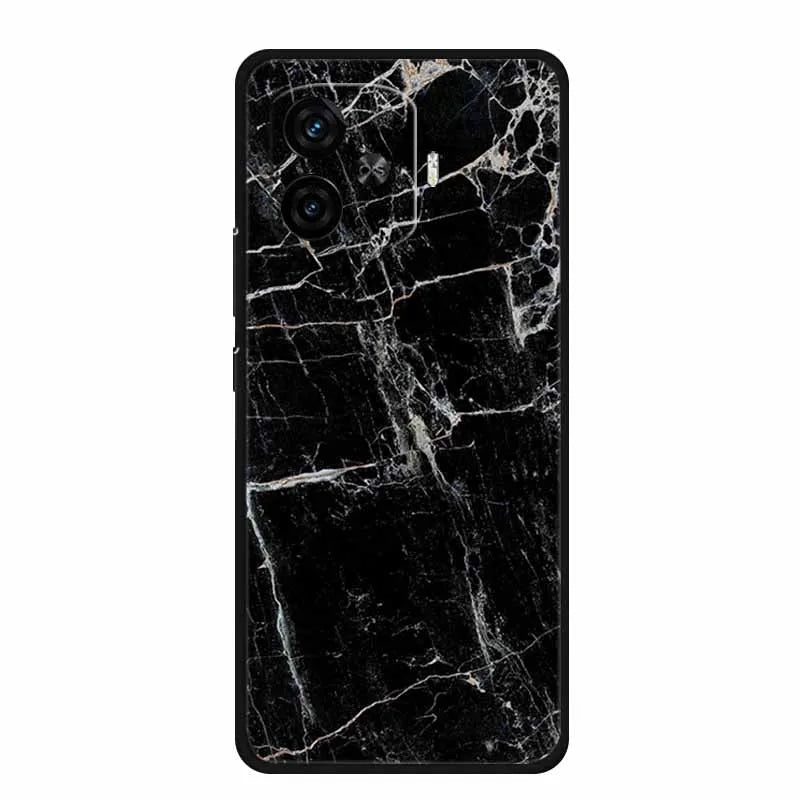 For Vivo iQOO Z9 Turbo Back Cover Case Z9Turbo Phone Cover Black Silicone Soft Coque For Vivo iQOO Z9 Turbo Phone Case 6.78" Bag