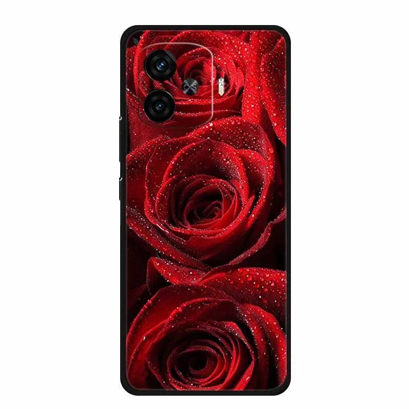 For Vivo iQOO Z9 Turbo Back Cover Case Z9Turbo Phone Cover Black Silicone Soft Coque For Vivo iQOO Z9 Turbo Phone Case 6.78" Bag