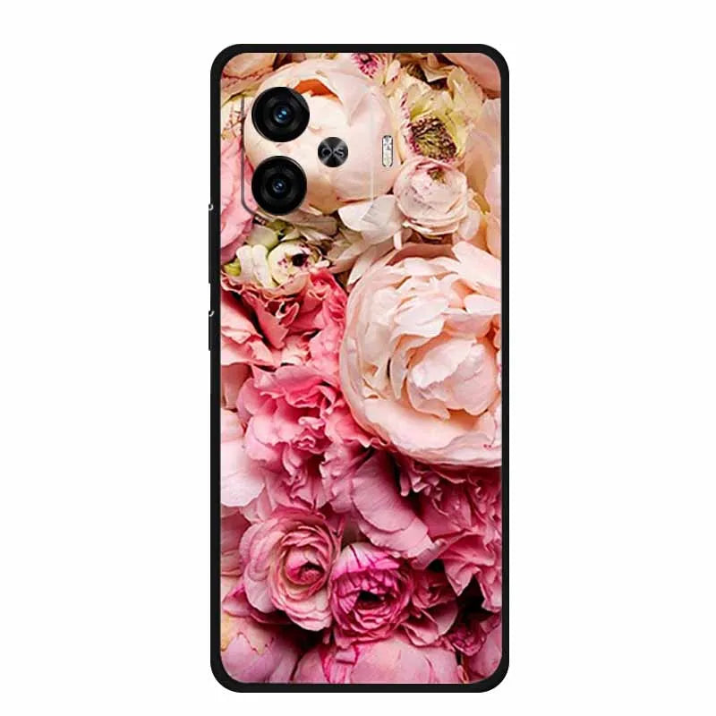 For Vivo iQOO Z9 Turbo Back Cover Case Z9Turbo Phone Cover Black Silicone Soft Coque For Vivo iQOO Z9 Turbo Phone Case 6.78" Bag