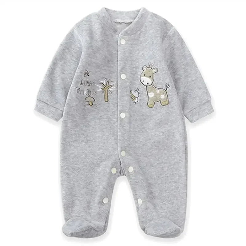 Baby Girl Clothes For Baby Clothes 0 To 12 Months Boys Clothing Newborn Baby Things Bodysuits One-pieces Cartoon Fleece Pajamas