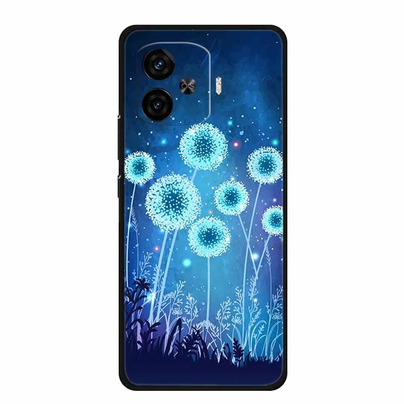 For Vivo iQOO Z9 Turbo Back Cover Case Z9Turbo Phone Cover Black Silicone Soft Coque For Vivo iQOO Z9 Turbo Phone Case 6.78" Bag