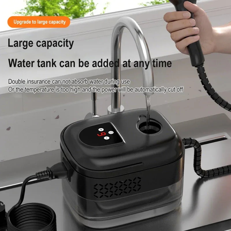 1500W Steam Cleaner High Temperature Pressure Washer with Remote control Steam Cleaning Machine For Home Kitchen Hood Car 1400ml