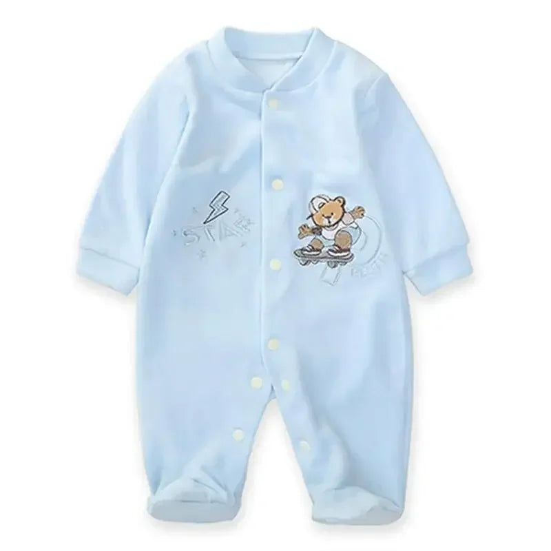 Baby Girl Clothes For Baby Clothes 0 To 12 Months Boys Clothing Newborn Baby Things Bodysuits One-pieces Cartoon Fleece Pajamas