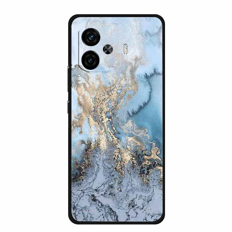 For Vivo iQOO Z9 Turbo Back Cover Case Z9Turbo Phone Cover Black Silicone Soft Coque For Vivo iQOO Z9 Turbo Phone Case 6.78" Bag