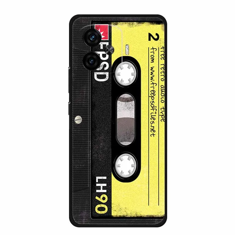 For Vivo iQOO Z9 Turbo Back Cover Case Z9Turbo Phone Cover Black Silicone Soft Coque For Vivo iQOO Z9 Turbo Phone Case 6.78" Bag