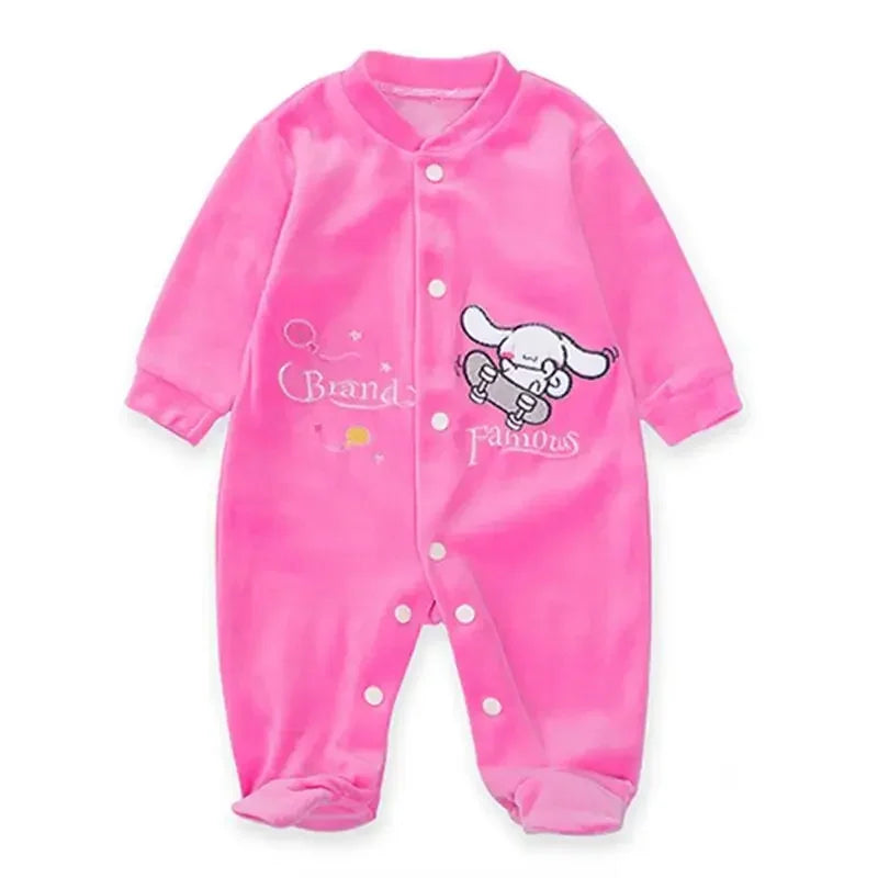 Baby Girl Clothes For Baby Clothes 0 To 12 Months Boys Clothing Newborn Baby Things Bodysuits One-pieces Cartoon Fleece Pajamas