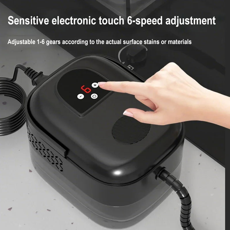 1500W Steam Cleaner High Temperature Pressure Washer with Remote control Steam Cleaning Machine For Home Kitchen Hood Car 1400ml