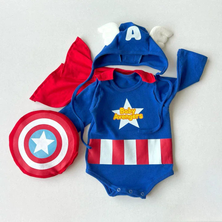 South Korea baby clothes Summer new baby Boy Onesie INS Romper children's suit 100 days photo Baby Party Costume 100% Cotton