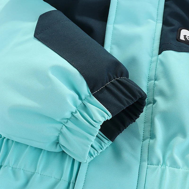 Ircomll kids Boy Girl Winter Snowsuit Plus Velvet Toddler Jacket Clothes For Boy Infant Jumpsuit Hoodied Overalls 2-6Y Outwear