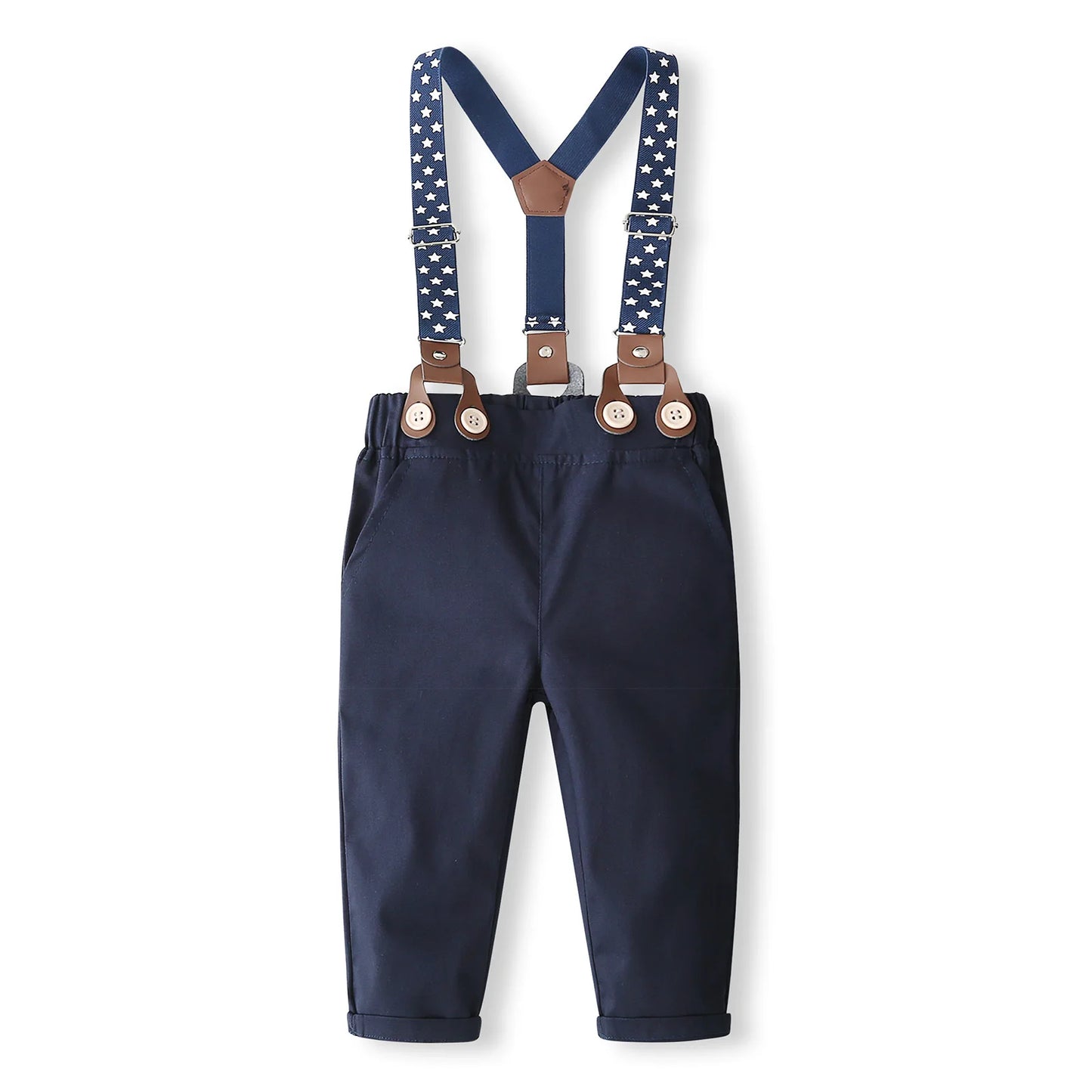 Gentleman Baby Clothes Dressy Outfits for Baby Boys Baby Suit Dress Baby for Boy Kids Clothes Boys Hat+Romper+Shoes+Socks+Pants