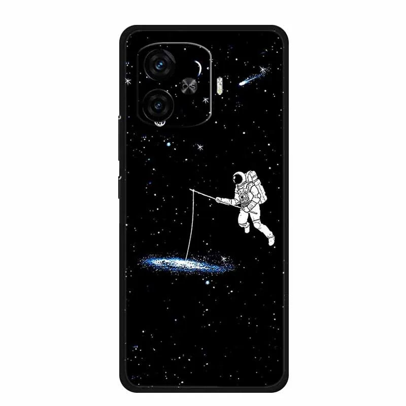 For Vivo iQOO Z9 Turbo Back Cover Case Z9Turbo Phone Cover Black Silicone Soft Coque For Vivo iQOO Z9 Turbo Phone Case 6.78" Bag