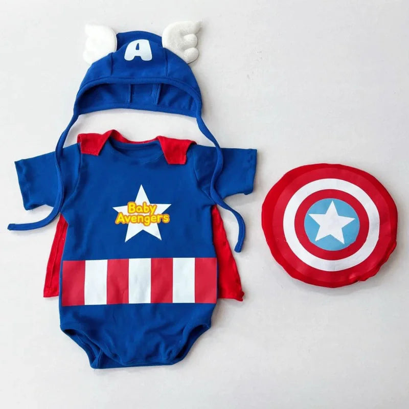 South Korea baby clothes Summer new baby Boy Onesie INS Romper children's suit 100 days photo Baby Party Costume 100% Cotton