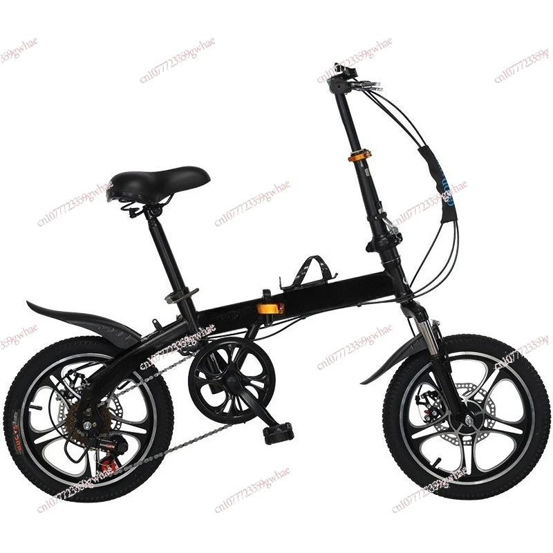 Folding bicycle 20-inch variable speed student bicycle men's and women's ultra-light small pedals