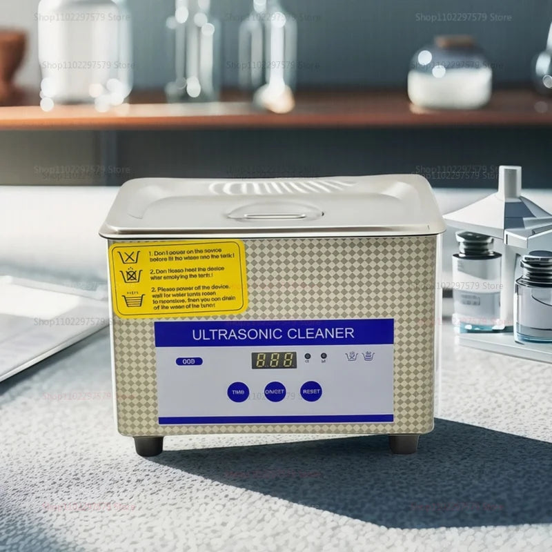 Ultrasonic Cleaner Glasses Watches Dentures High Frequency Vibration Cleaning Machine for Eyewear Jewelry and Dental Tools