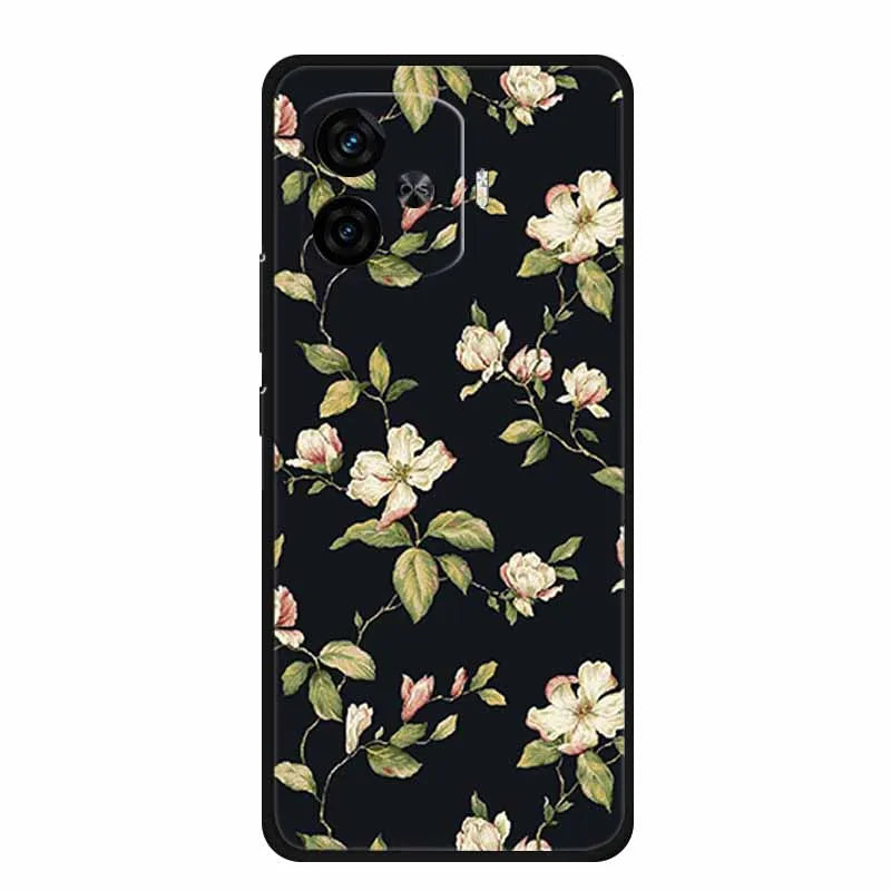 For Vivo iQOO Z9 Turbo Back Cover Case Z9Turbo Phone Cover Black Silicone Soft Coque For Vivo iQOO Z9 Turbo Phone Case 6.78" Bag