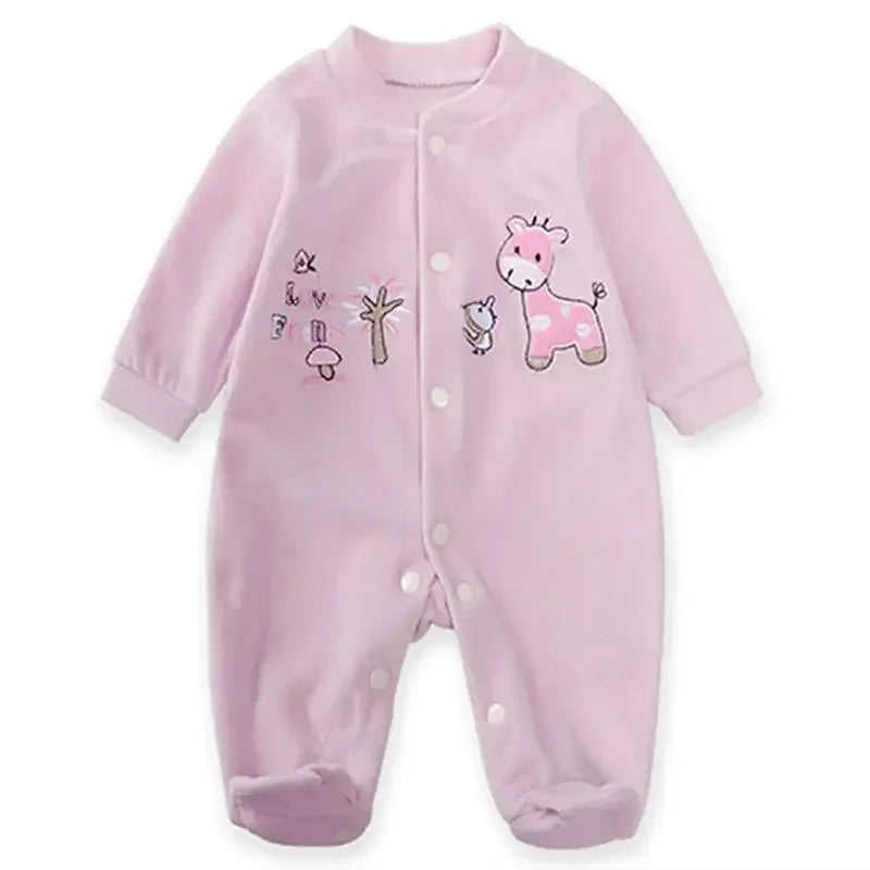 Baby Girl Clothes For Baby Clothes 0 To 12 Months Boys Clothing Newborn Baby Things Bodysuits One-pieces Cartoon Fleece Pajamas