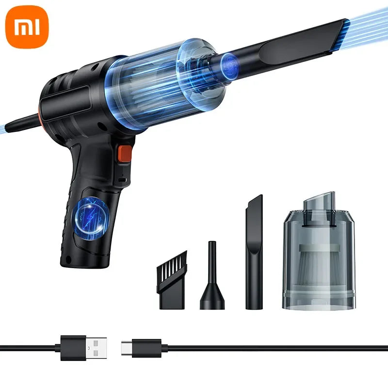 Xiaomi Car Vacuum Cleaner Portable Wireless Large Suction Dust Mini Handheld Car Cleaner Blowing Suction Integrated Dust Blower