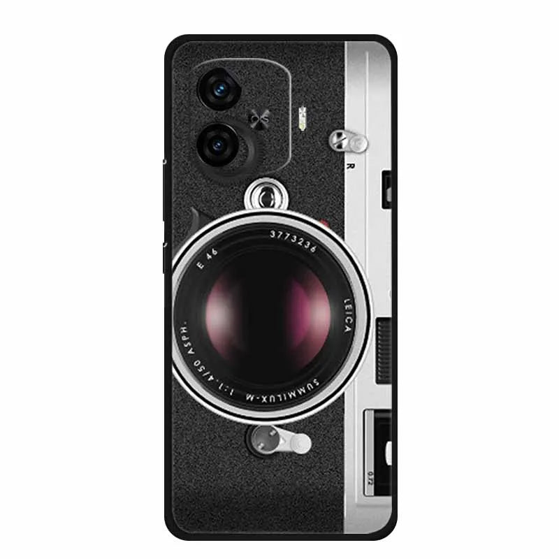 For Vivo iQOO Z9 Turbo Back Cover Case Z9Turbo Phone Cover Black Silicone Soft Coque For Vivo iQOO Z9 Turbo Phone Case 6.78" Bag