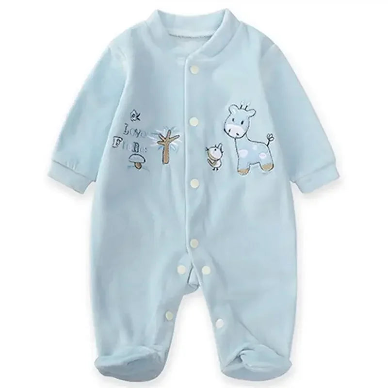 Baby Girl Clothes For Baby Clothes 0 To 12 Months Boys Clothing Newborn Baby Things Bodysuits One-pieces Cartoon Fleece Pajamas